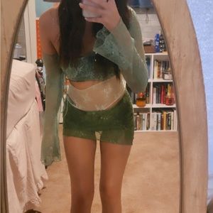 Jaded London Lace Mini Dress